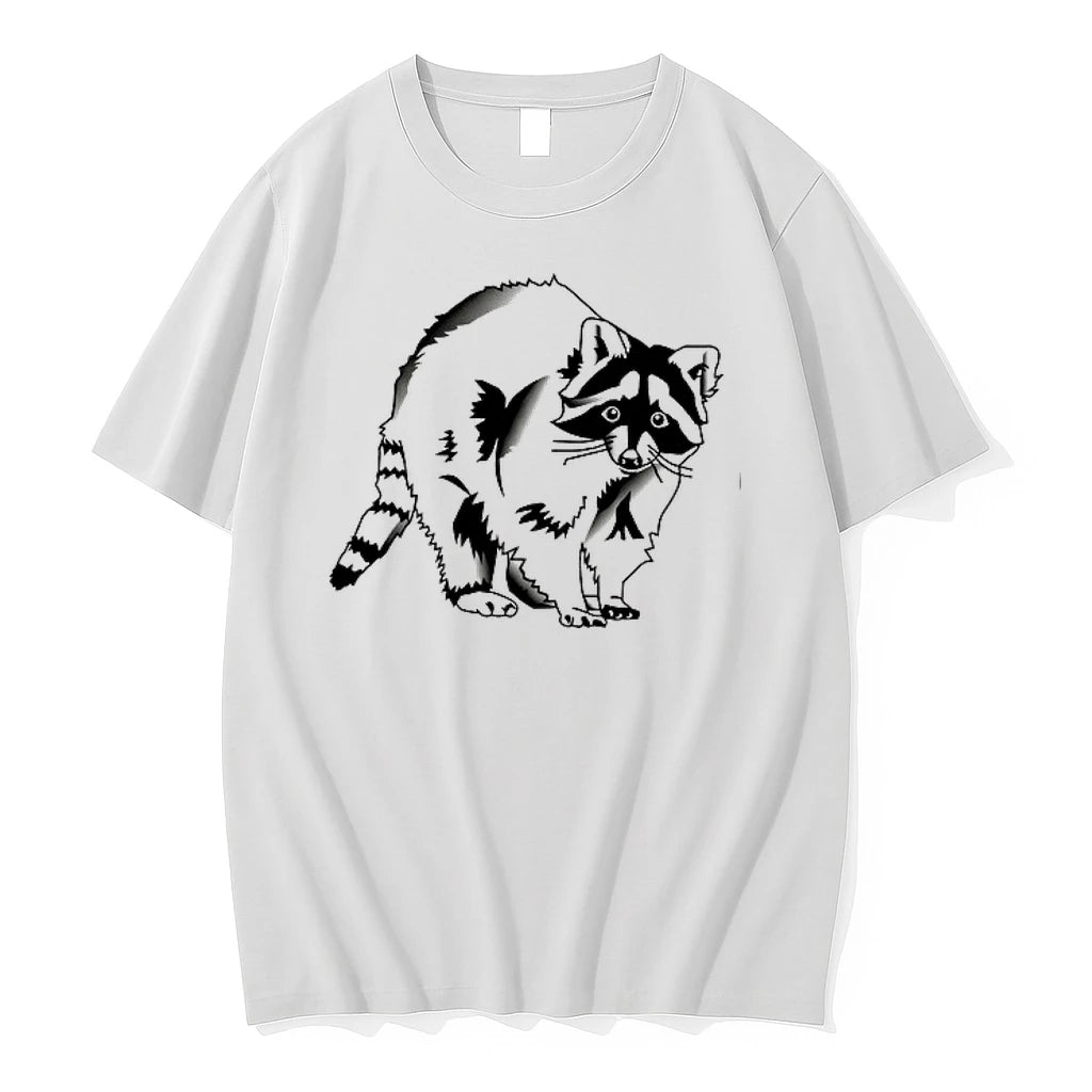 Raccoon Animal Nature Wildlife Forest Woodland Creature Mammal Cartoon 0 Tshirts Sweater