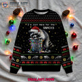 Raccoon I’m Just Here for the Snacks Ugly Christmas Sweater