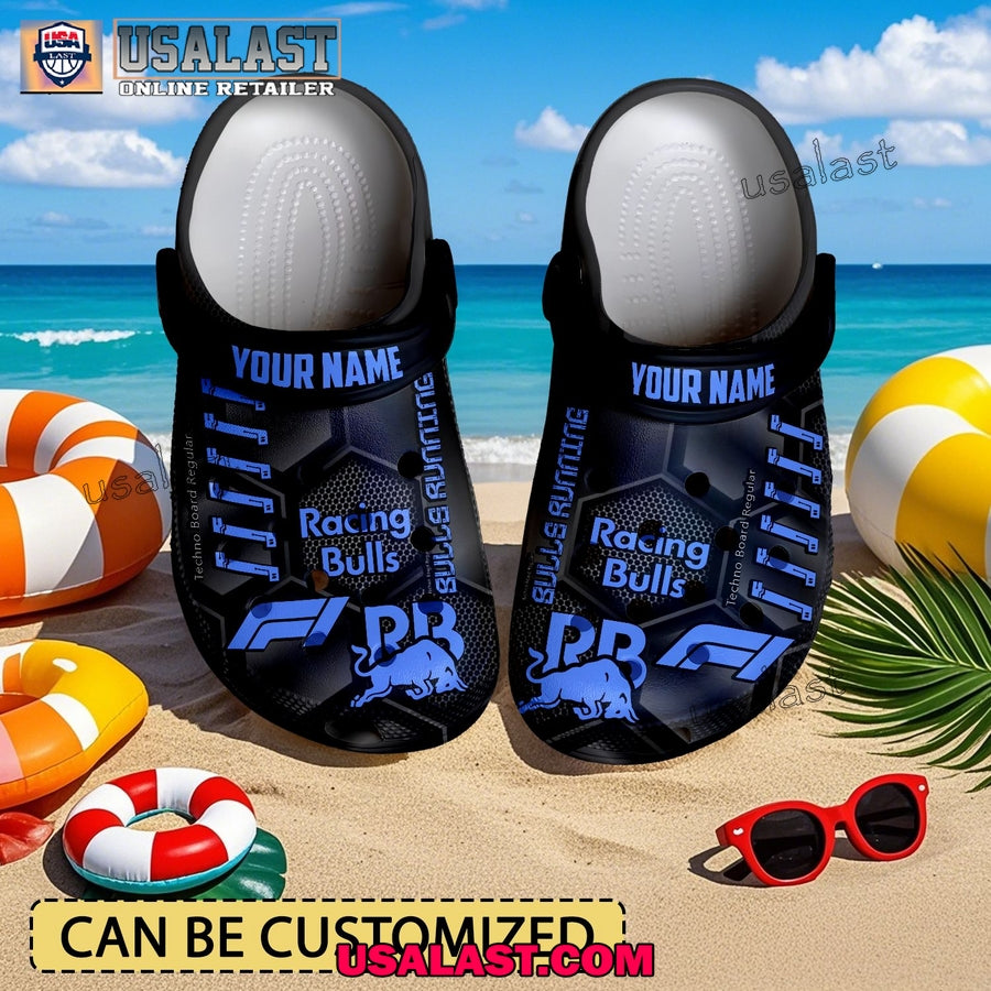 Racing Bulls F1 Team Custom Name Crocs Clogs Shoes