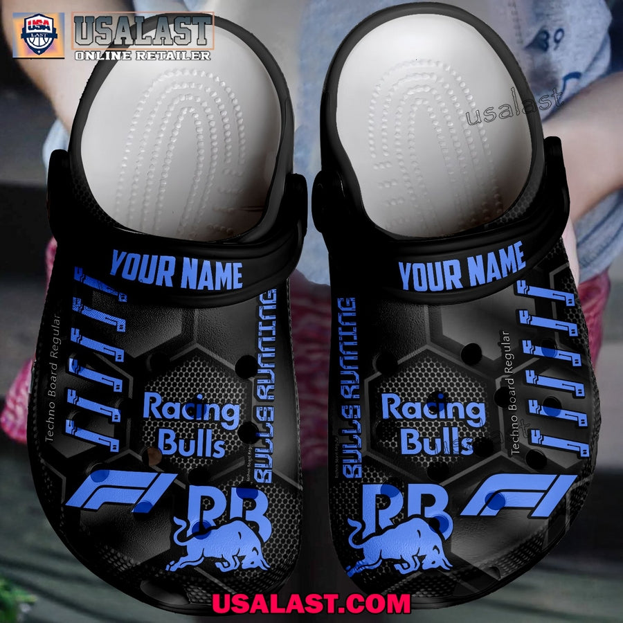 Racing Bulls F1 Team Custom Name Crocs Clogs Shoes