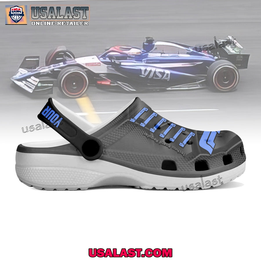 Racing Bulls F1 Team Custom Name Crocs Clogs Shoes