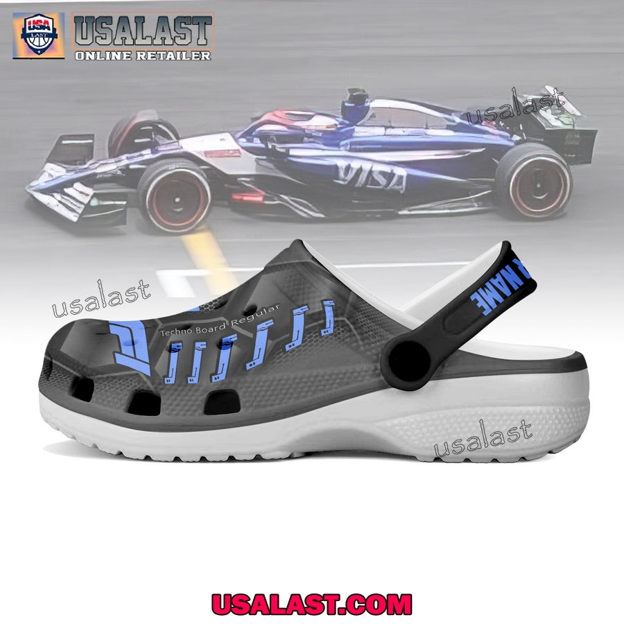 Racing Bulls F1 Team Custom Name Crocs Clogs Shoes