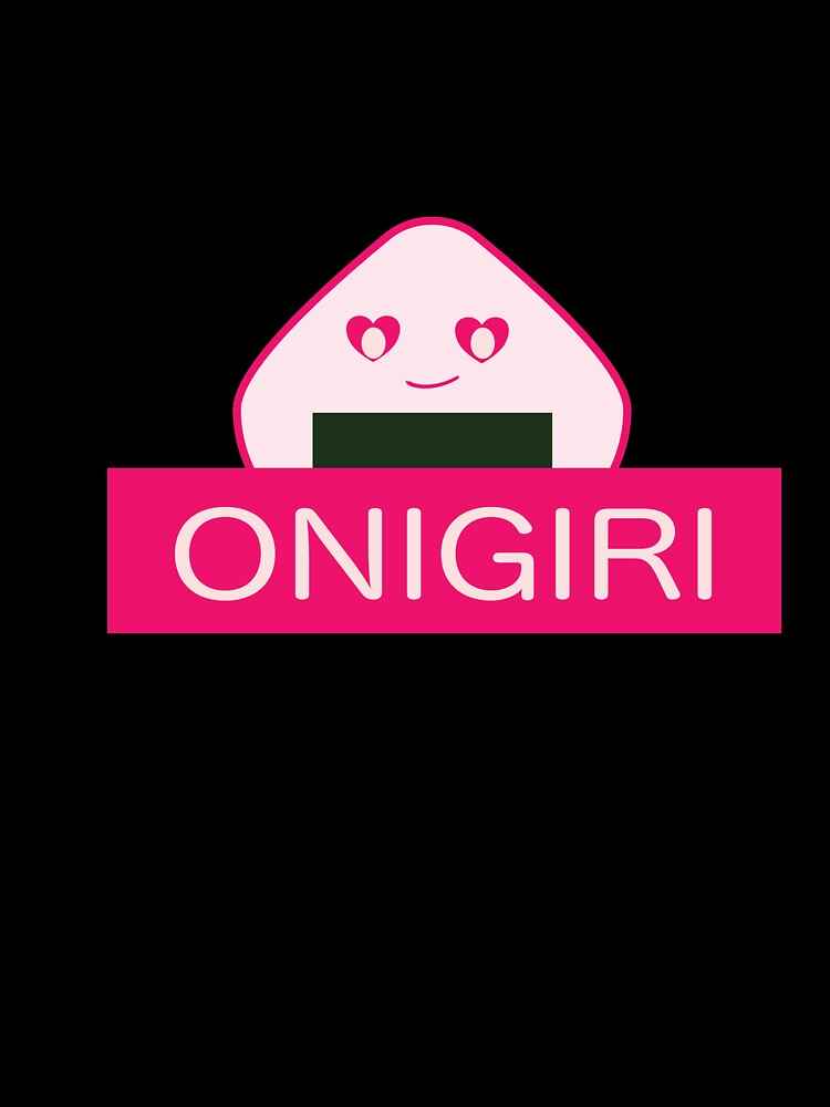 Kawaii Japanese Onigiri Character by M3G4MERCH