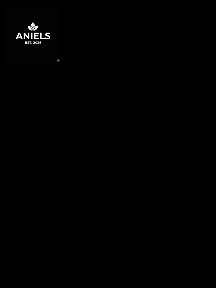 Aniels Est. 2026 | Minimalist Botanical Streetwear Logo by Aniels1