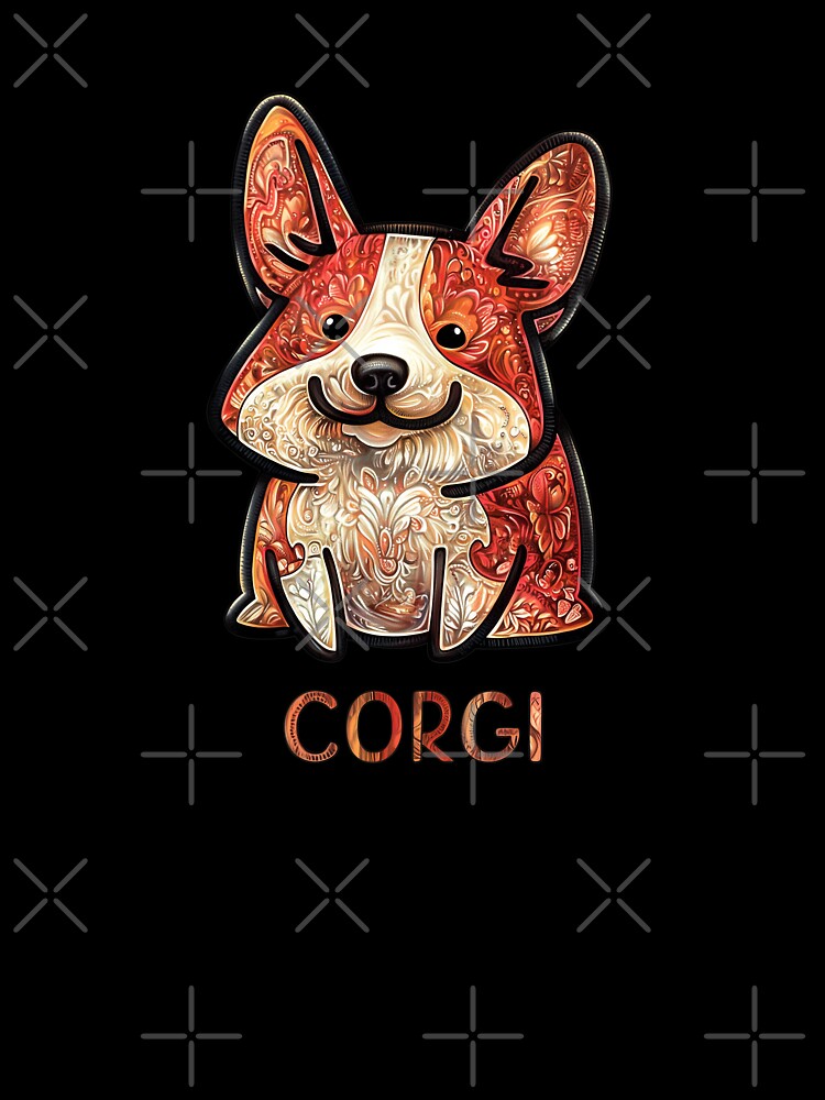 Corgi Series Star_Style A_007, dog animal funny cute T-Shirt shirt CorgiMANIA by aniMo Japan