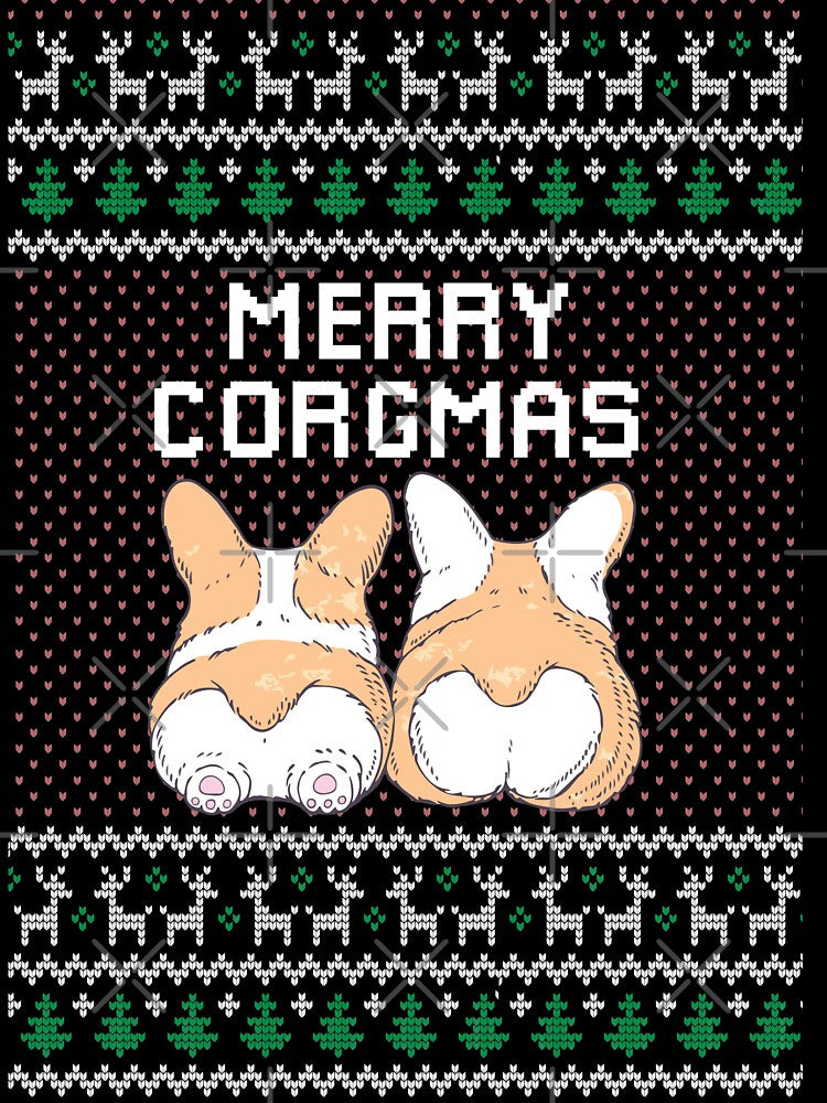 Corgi Butt Christmas Sweater by DogsHearted