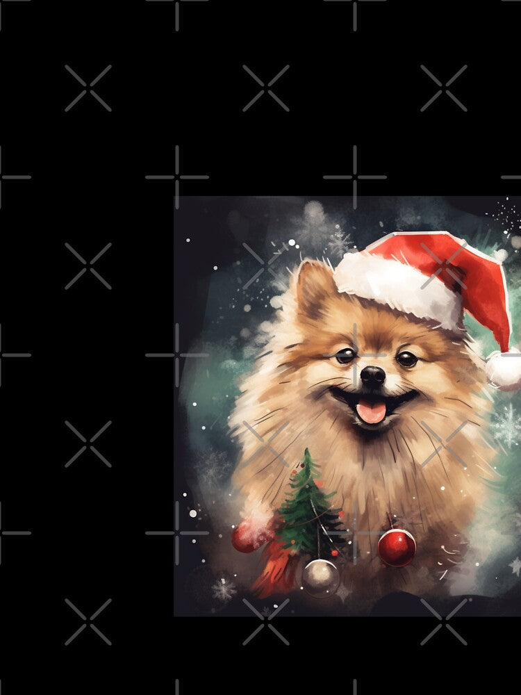 Soft-coated Wheaten Terrier Happy Christmas by CUTEDOGGIEZ