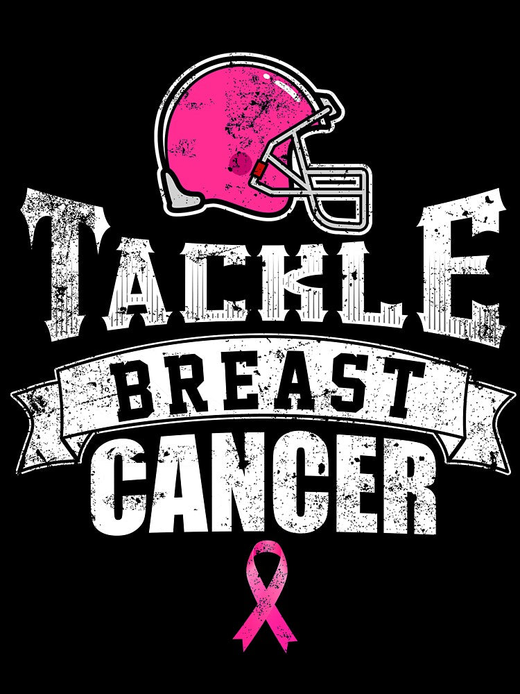 Tackle Breast Cancer T-Shirt by AllStarMerch