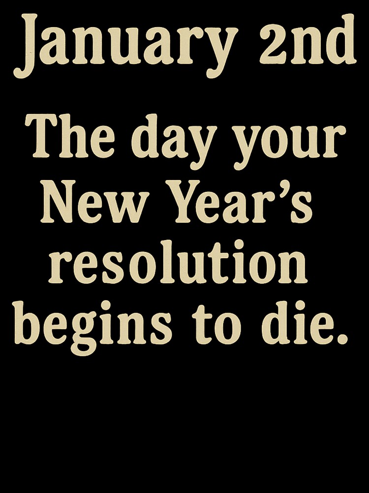 New Years Resolution by SpencersUnltd