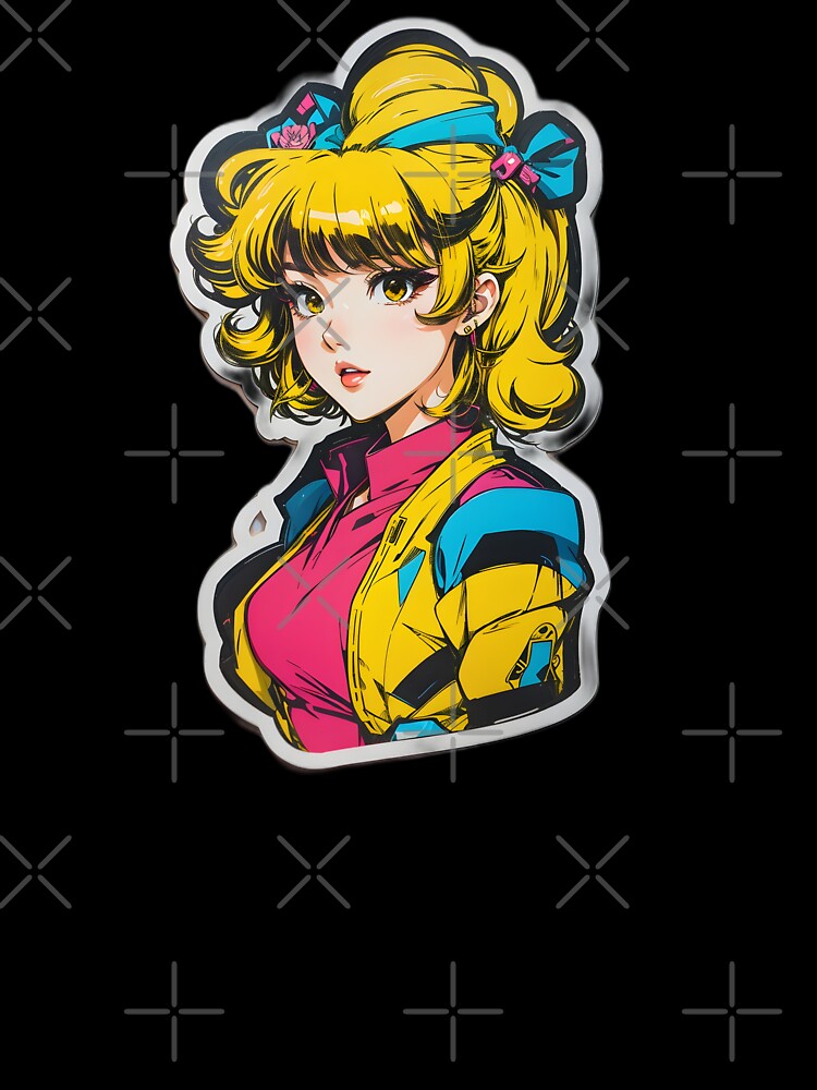 Retro anime girl by JapKo
