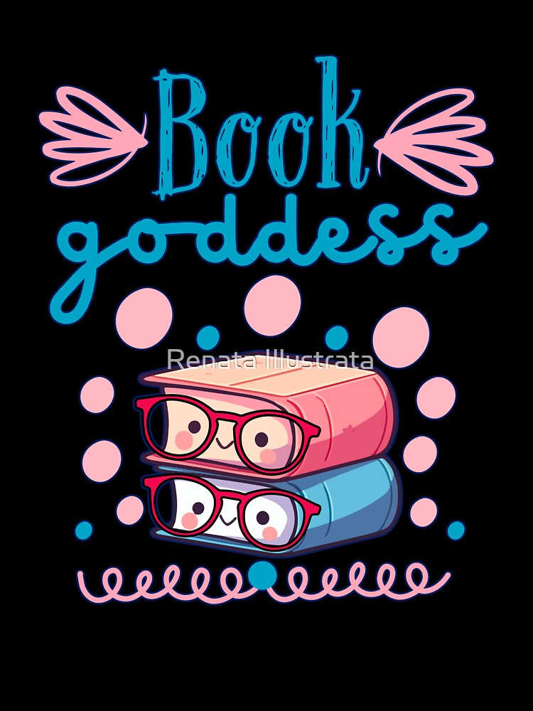 Book Goddess Cozy Reading Book Quote by Renata Illustrata