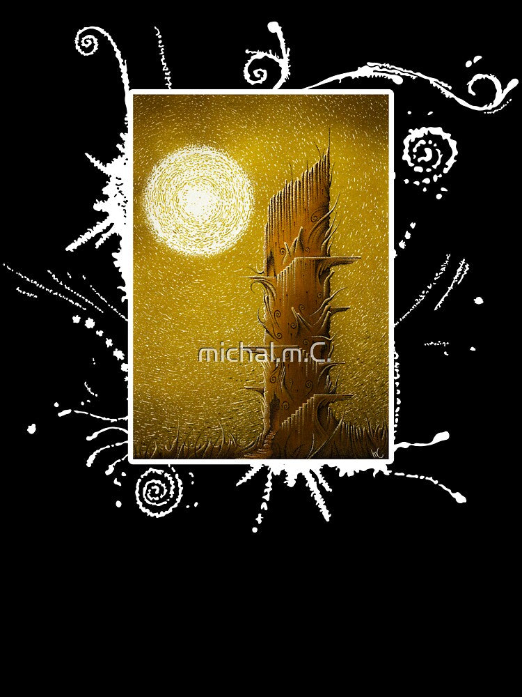 Home. Not AI generated t-shirts, hand drawn t-shirts, painting t-shirts. by michal.m.C.