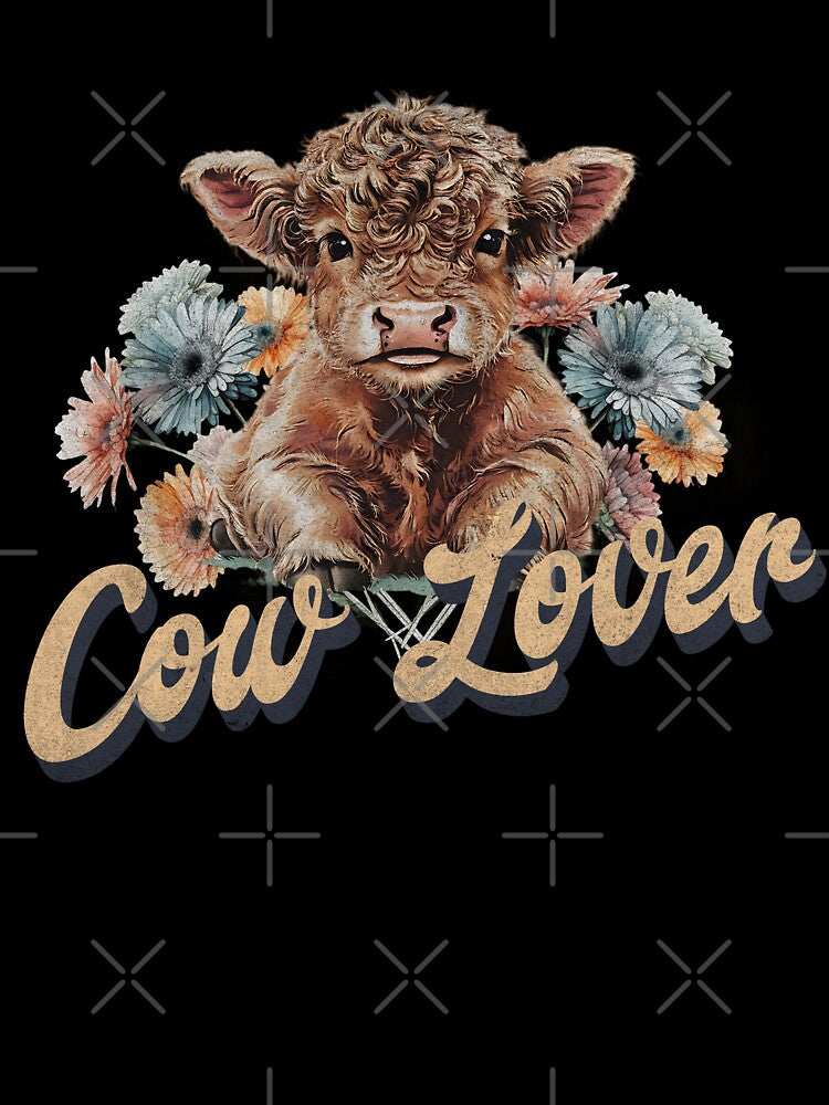 Baby Highland Cow, Cow Lover, Cute Highland Cow by Mariana Piana