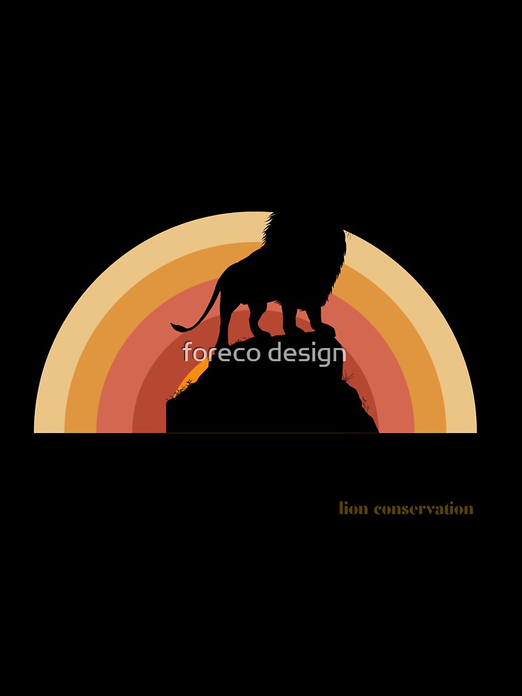 save the lions - lion conservation by foreco design