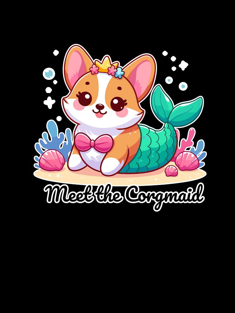 Corgmaid, Corgi Mermaid by Pawshimi Studio