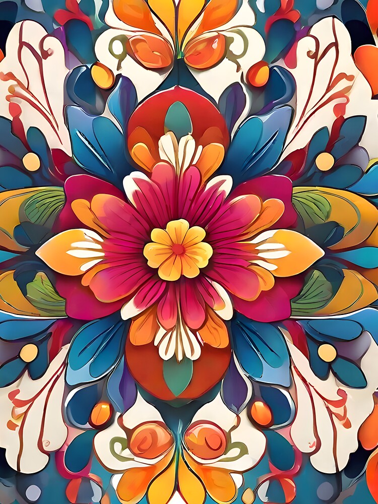 a beautiful flower pattern by BandM Jos-Wilias