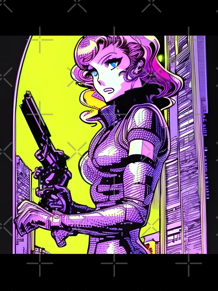 90's Anime Girl | Retro Fashion | Manga Art by iPhoneGuy