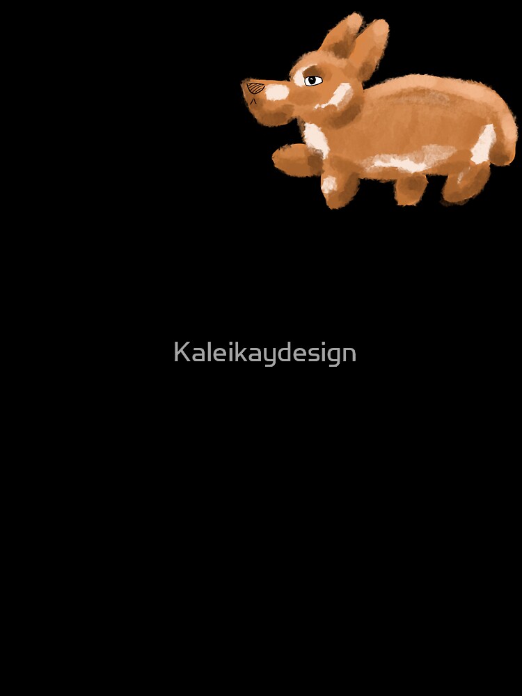 Side eye corgi, simple corgi by Kaleikaydesign