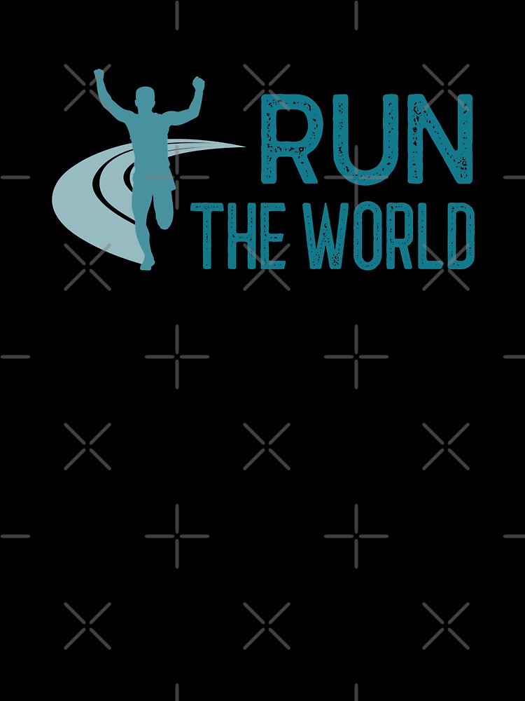 Run the world Marathon Runner Trail Running by grinta2021