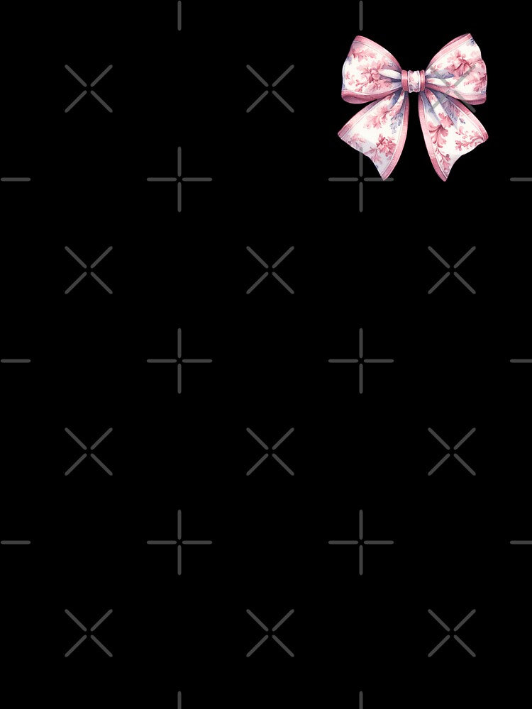 Pink Toile Bow by Inspired Life Creative