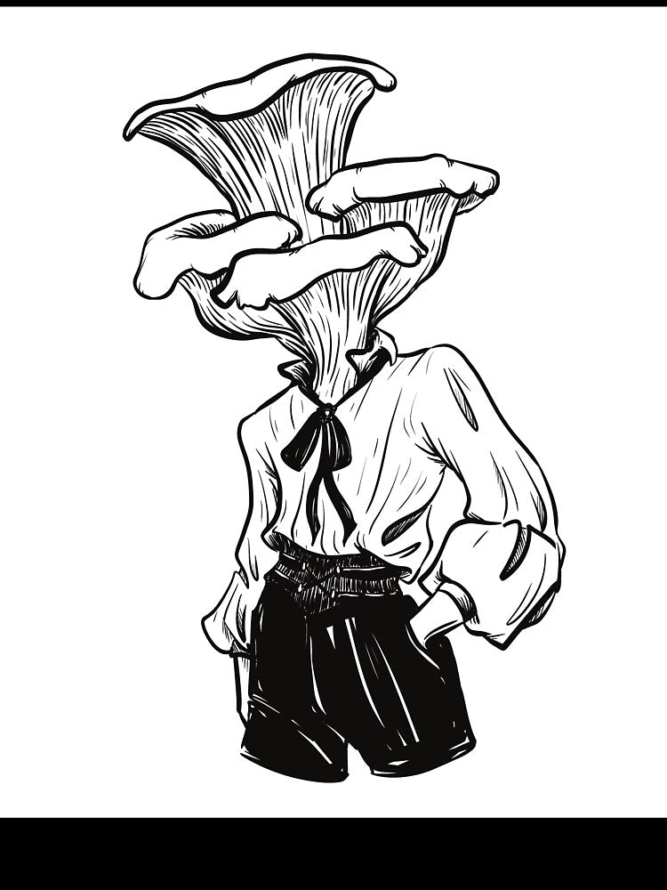 Mushroom person by Alyssa McDougal