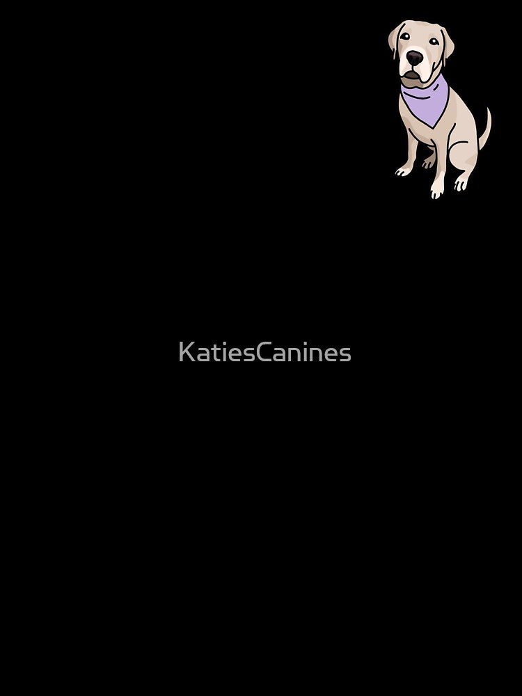 Sitting Yellow Lab by KatiesCanines