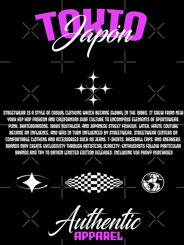 Tokyo Japan Streetwear by NF Designs Studio DTF
