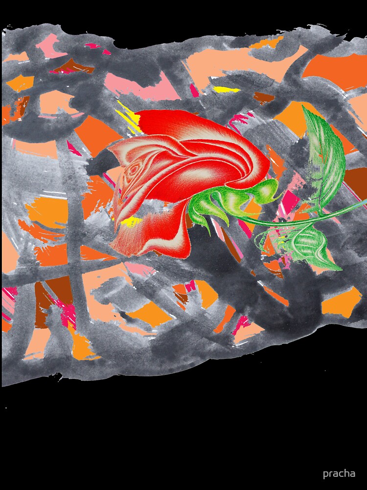 Abstract Rose by pracha
