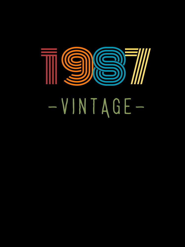 VINTAGE 1987 NEON RETRO DESIGN by Frame and Flames