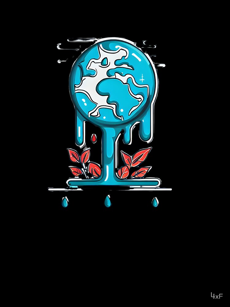 Global Warming  The earth is melting PLASTIC BAG FREE recycling plastic free day cop Save the earth from melting save the world  go green save the planet Barbenheimer Day save the turtles zero waste by 4xF