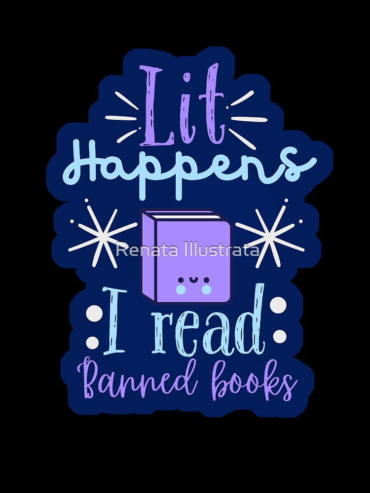 I Read Banned Books BookNerd by Renata Illustrata