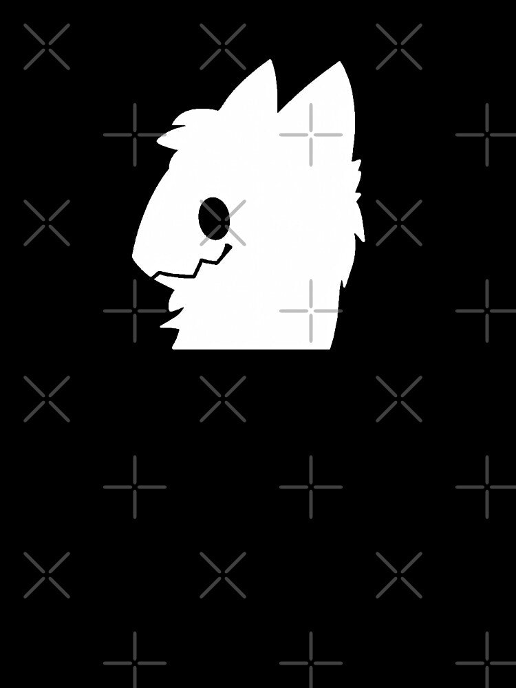 Minimalist Protogen Clipart White Simple by SuperHaven