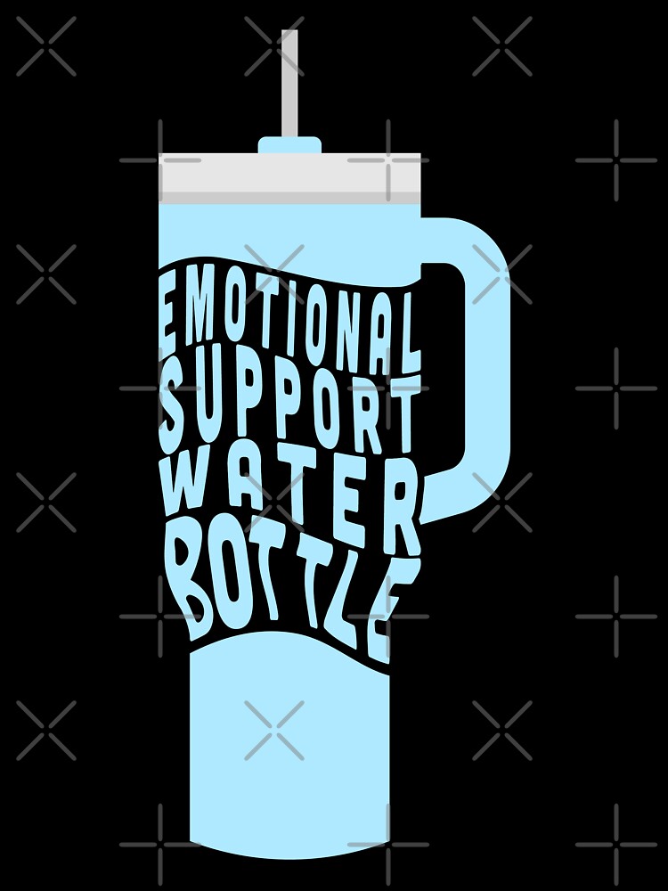 Emotional Support Water Bottle by Nina Susan Design