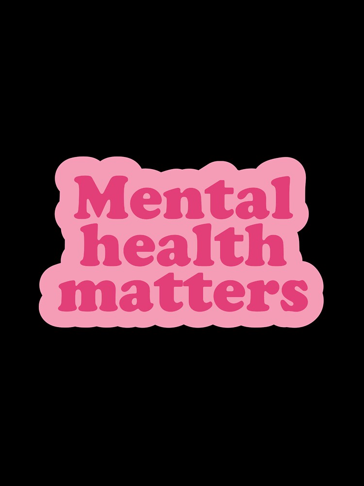 Mental Health Matters - Pink by Chars  Vinyl Visions