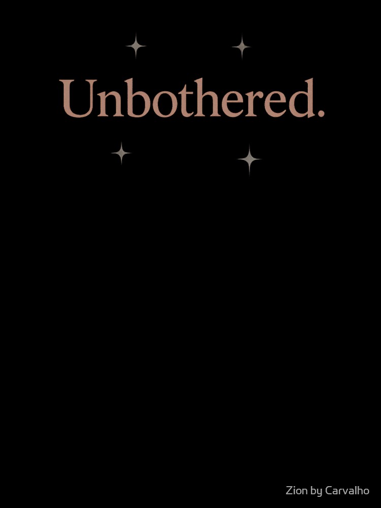 Softly Unbothered Tee by Zion by Carvalho