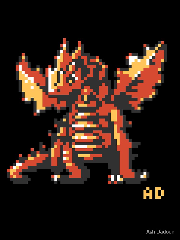 8-bit Dragon by Ash Dadoun