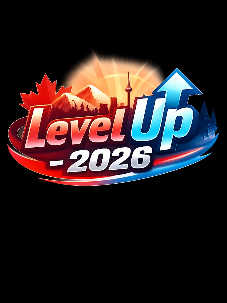 Level Up 2026 – New Year's Motivation T-shirt Canada | Goals, Success & Fresh Start by mocci10