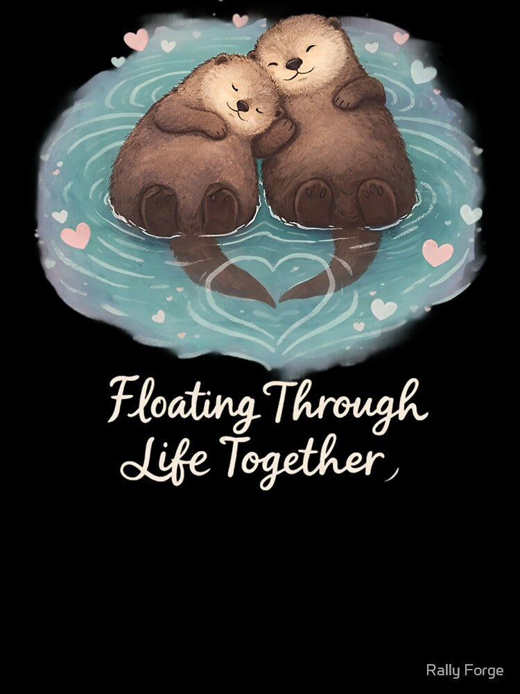 Significant otters otters holding hands by Rally Forge