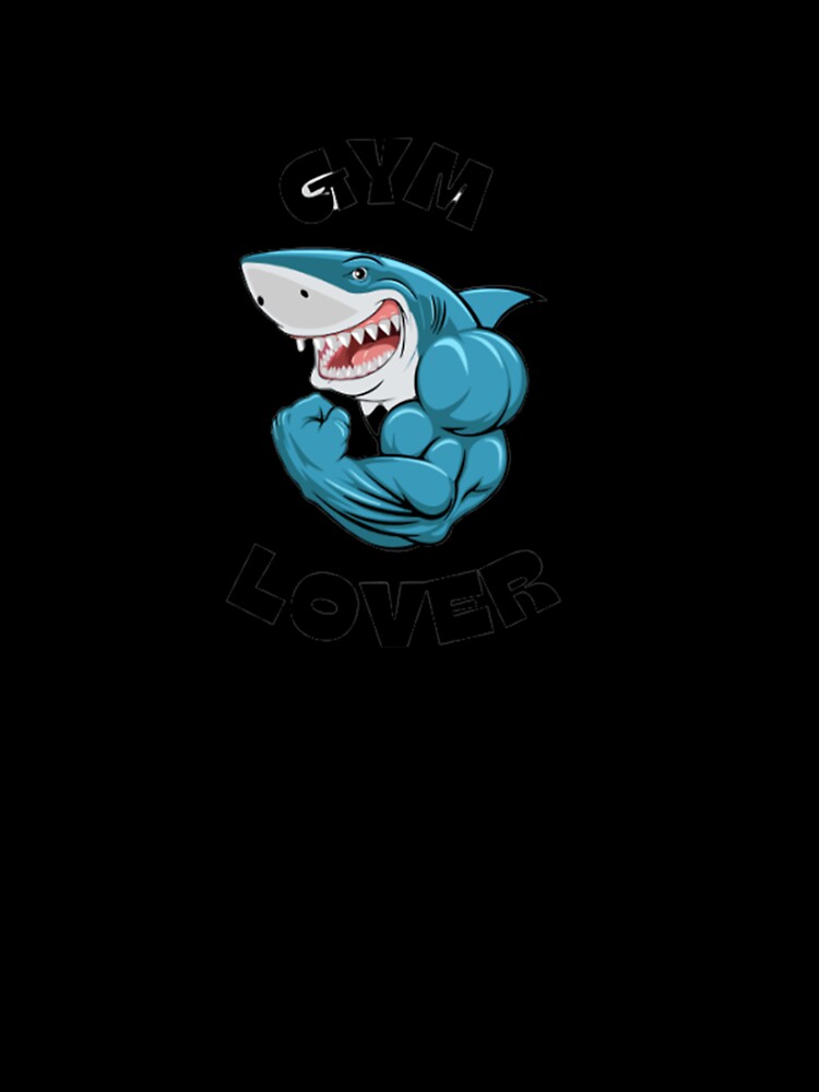 Muscular Shark loves workout by PranshulPaalit