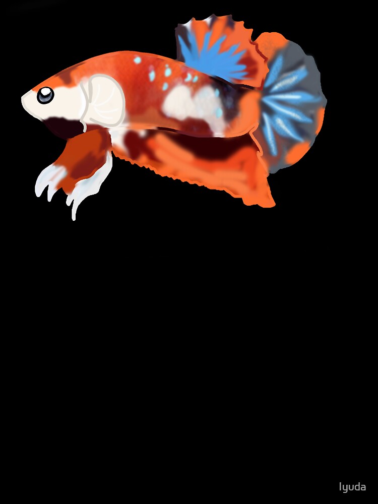 Galaxy Plakat Halfmoon Koi Betta by Iyuda