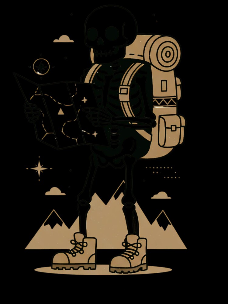 EXPLORER | Minimalist Skeleton Streetwear Art by DEADLINE.