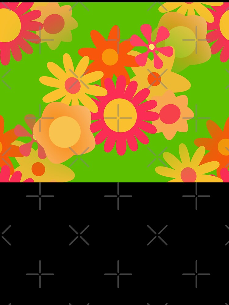 1960s vintage groovy mod floral by Gossip Rag