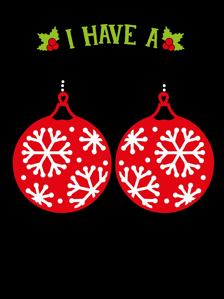I Have a Big Package Christmas T-Shirt for Men and Women by AllStarMerch
