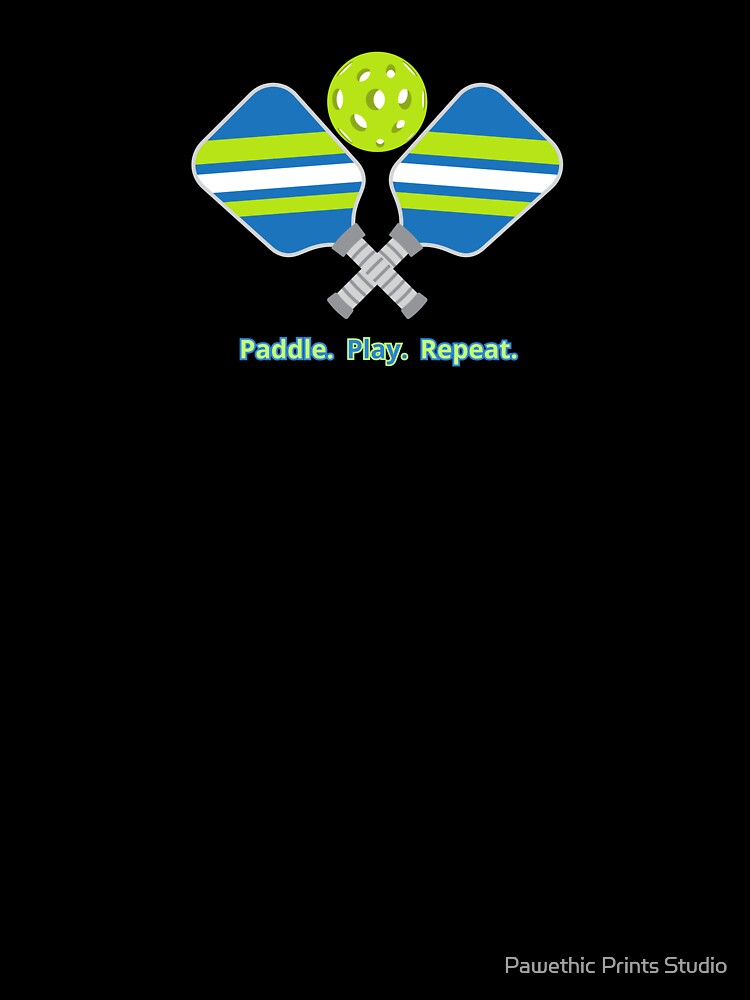 Paddle. Play. Repeat. by Pawethic Prints Studio