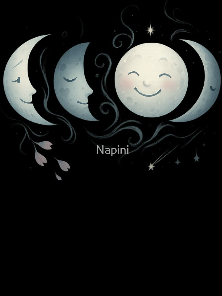 Moon Phase Moods – Emotional Lunar Art for Dreamers & Stargazers by Napini