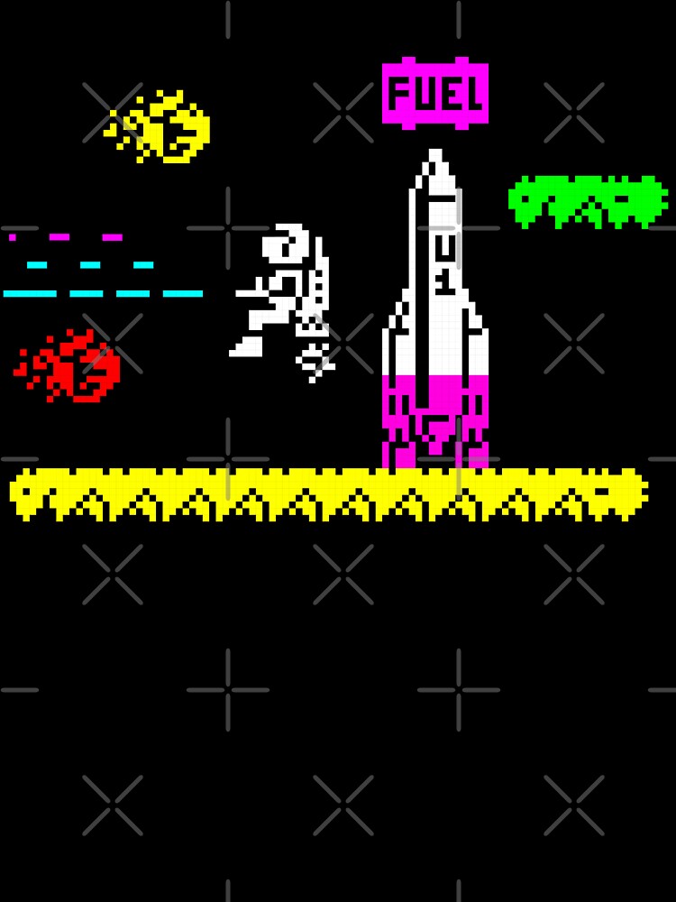 Jetpac ZX Spectrum Art by disposalist