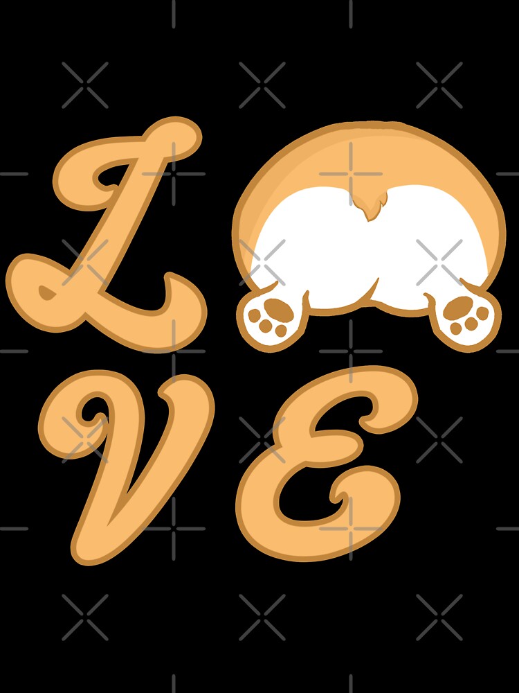 love corgi heart butt by looklock
