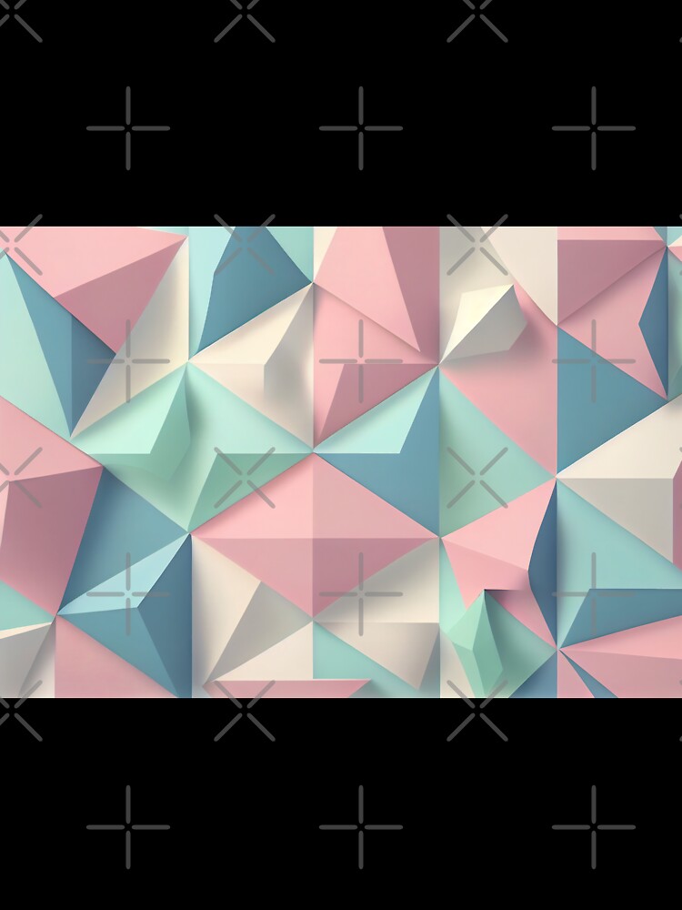 Polygon backgroundind in 60s, 70s, 80s style. Wallpaper or poster blank. Geometric pattern by anytka