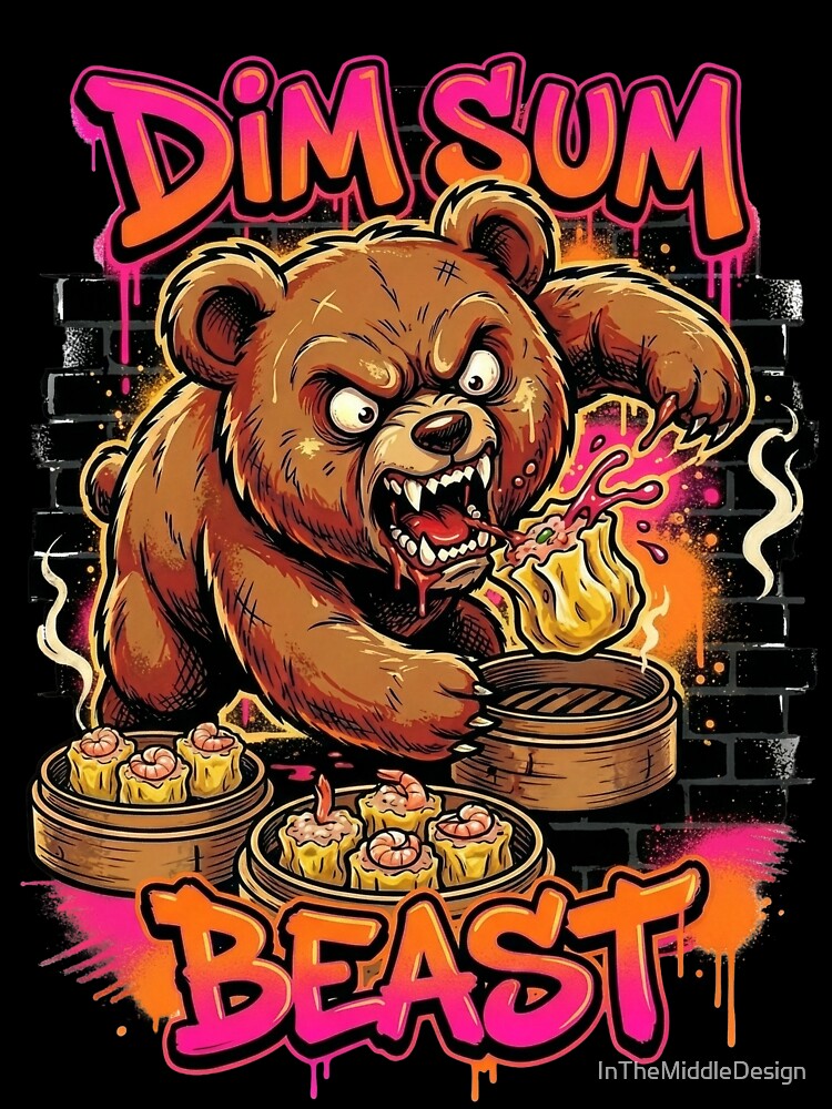 Dim Sum Beast Shu Mai by InTheMiddleDesign