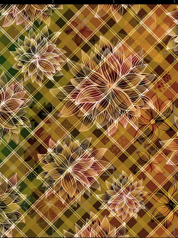 Plaid Floral by Talip Memis